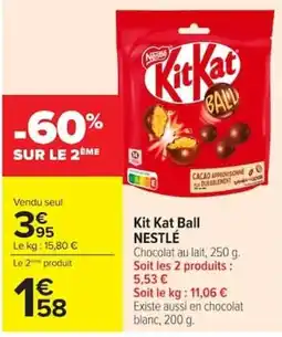 Carrefour KitKat BALL NESTLÉ offre