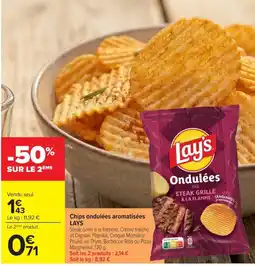 Carrefour Lay's Chips ondulées offre