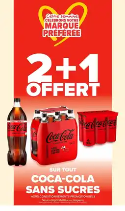 Carrefour Coca-Cola Sans Sucres offre