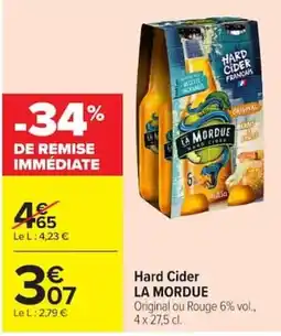 Carrefour LA MORDUE Hard Cider offre