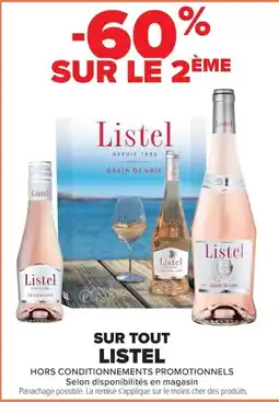Carrefour Listel offre