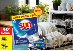 Carrefour SUN Tablettes lave vaisselle offre