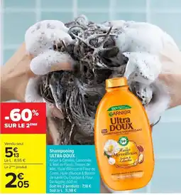Carrefour GARNIER Shampooing Ultra Doux offre