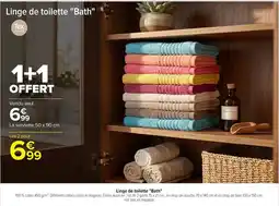 Carrefour Tex HOME Linge de toilette "Bath" offre