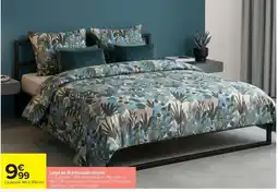 Carrefour Linge de lit polycoton recyclé offre
