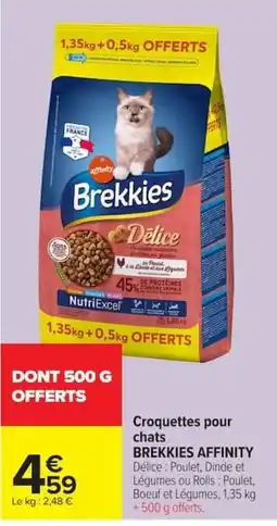 Carrefour Brekkies Délice offre