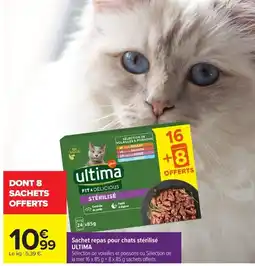 Carrefour ultima Fit & Delicious stérilisé offre