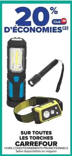 Carrefour Carrefour Torches offre