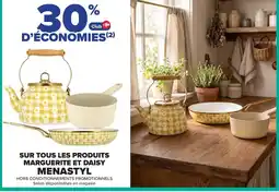 Carrefour Sur tout les produits marguerite et daisy menastyl offre