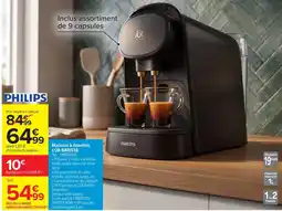 Carrefour PHILIPS Machine à dosettes L'OR BARISTA offre