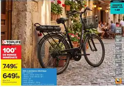 Carrefour TOPLIFE Vélo à assistance électrique offre