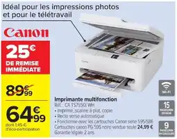 Carrefour Canon Imprimante multifonction offre