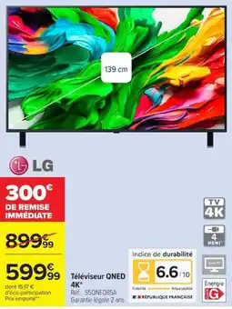 Carrefour LG Téléviseur QNED 4K offre