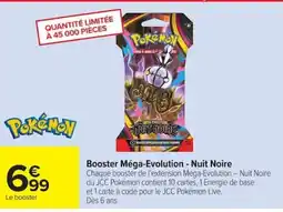 Carrefour Pokémon Booster Méga-Evolution - Nuit Noire offre