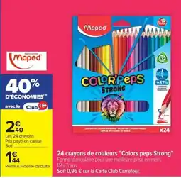 Carrefour Maped COLOR'peps Strong offre