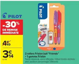 Carrefour PILOT Frixion ball offre