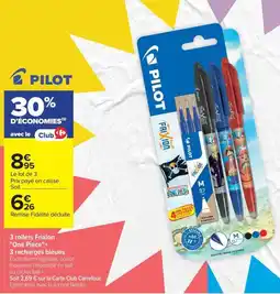 Carrefour PILOT Frixion offre