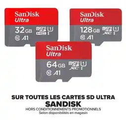 Carrefour SanDisk Ultra carte mémoire offre