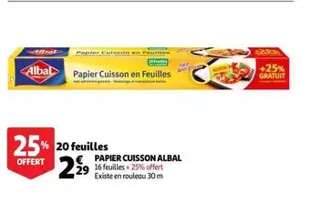 Papier Cuisson Albal