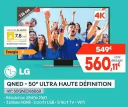 Pro&Cie LG QNED - 50" ULTRA HAUTE DÉFINITION offre