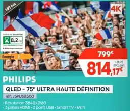Pro&Cie PHILIPS QLED - 75" ULTRA HAUTE DÉFINITION offre