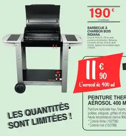 Chretien Matériaux Barbecue à charbon bois indiana offre