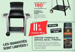 Chretien Matériaux Pyrofeu Peinture thermique en aérosol offre