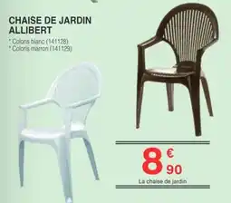 Chretien Matériaux Allibert chaise de jardin offre