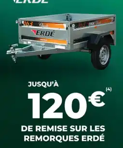 Feu Vert ERDÉ Remorque 163 Classic offre