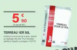 Chretien Matériaux 1er TERREAU POUR LE SOL offre