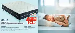 Pro&Cie BULTEX Pack "BREVA" matelas + sommier tapissier 160 x 200 cm offre