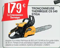 Chretien Matériaux STIGA TRONÇONNEUSE THERMIQUE CS 540 offre