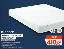 Pro&Cie Matelas take away offre
