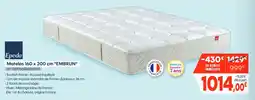 Pro&Cie Epeda matelas embrun offre