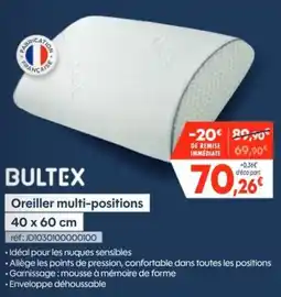 Pro&Cie BULTEX Oreiller multi-positions offre