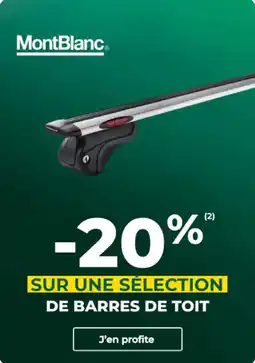 Feu Vert MontBlanc Barres de toit offre