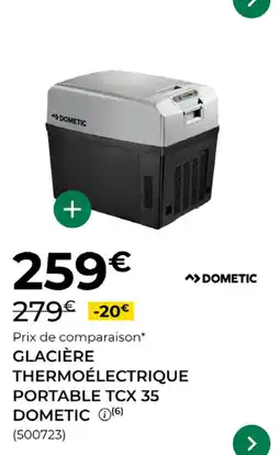 Feu Vert DOMETIC GLACIÈRE THERMOÉLECTRIQUE PORTABLE TCX 35 offre