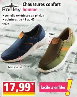 Norma Ronley Chaussures confort homme offre