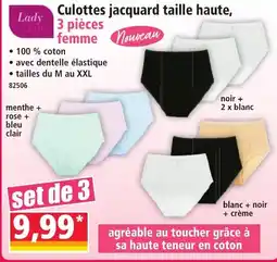Norma Lady Life Culottes jacquard taille haute offre