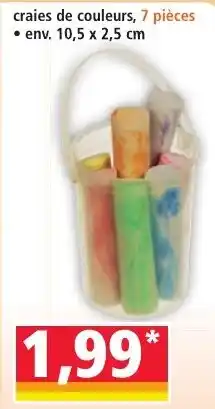 Norma craies de couleurs offre