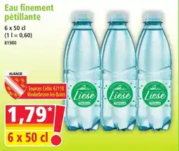 Norma Liese Eau finement pétillante offre