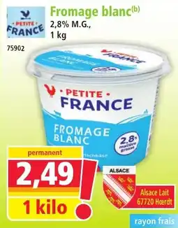 Norma PETITE FRANCE Fromage blanc offre
