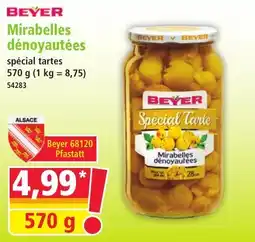 Norma Beyer Mirabelles dénoyautées offre