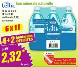 Norma Celtic Eau minérale naturelle offre
