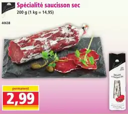 Norma Spécialité saucisson sec offre