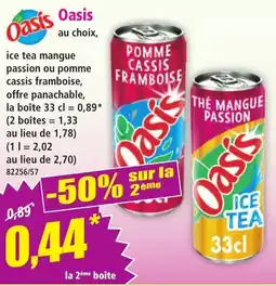 Norma Oasis ice tea offre