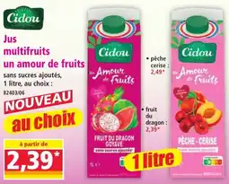 Norma Cidou Jus multifruits offre