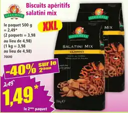 Norma GECCHETE Biscuits apéritifs salatini mix offre