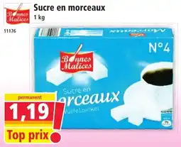 Norma Bonnnes Malices Sucre en morceaux offre