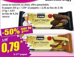 Norma ZIKOS Crispy Wafers offre